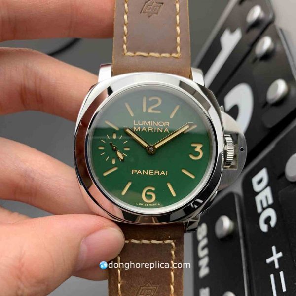 Đồng Hồ Panerai Super Fake BST Luminor Marina PAM00911 Green Dial 44mm