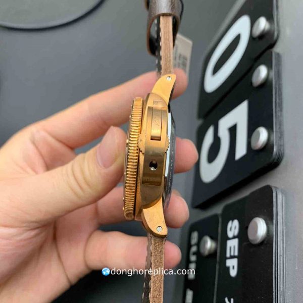 Đồng Hồ Panerai Siêu Cấp BST Luminor Submersible PAM382 SF V2 Bronze Green Dial