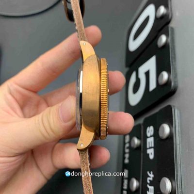 Đồng Hồ Panerai Siêu Cấp BST Luminor Submersible PAM382 SF V2 Bronze Green Dial