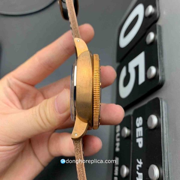 Đồng Hồ Panerai Siêu Cấp BST Luminor Submersible PAM382 SF V2 Bronze Green Dial