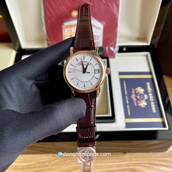 Đồng Hồ Patek Philippe Geneve Super Fake BST Calatrava 5153R-001 Rose Gold