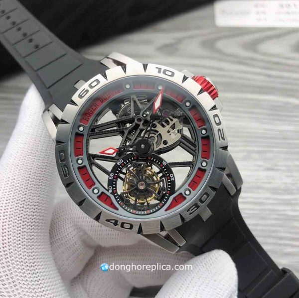 Đồng Hồ Roger Dubuis Replica BST Excalibur Spider Single Flying Tourbillon