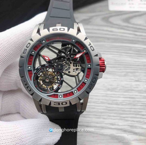 Đồng Hồ Roger Dubuis Replica BST Excalibur Spider Single Flying Tourbillon