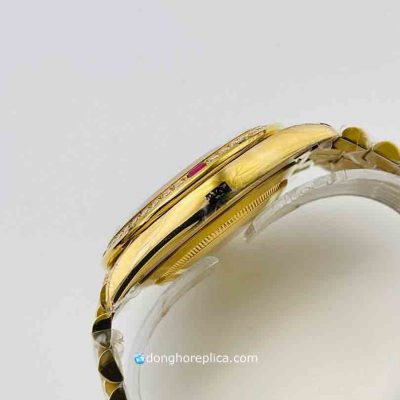 đồng hồ Rolex Replica BST Day-Date Diamond Automatic Yellow Gold