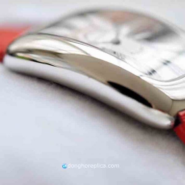 Đồng Hồ Nữ Franck Muller Replica 1:1 Galet Red Strap Swiss Quartz