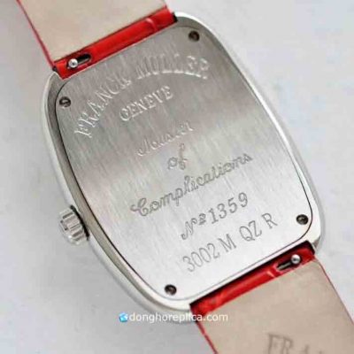 Đồng Hồ Nữ Franck Muller Replica 1:1 Galet Red Strap Swiss Quartz