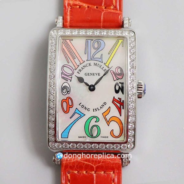 Đồng Hồ Franck Muller Geneve Nữ Replica BST Long Island Diamond 952 QZ REL D