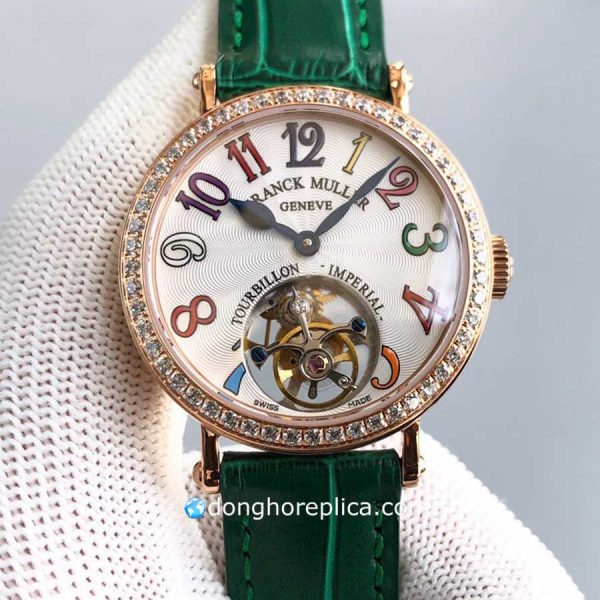 Đồng Hồ Franck Muller Nữ Siêu Cấp BST Color Dream Tourbillon 33mm