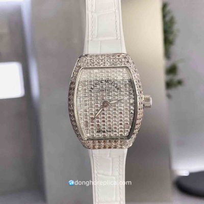 Đồng Hồ Franck Muller Nữ Vanguard V32 Diamonds Super Fake