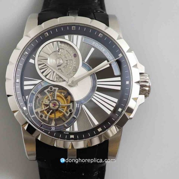 Đồng Hồ Nam Roger Dubuis Excalibur Tourbillon Stanless Steel Replica