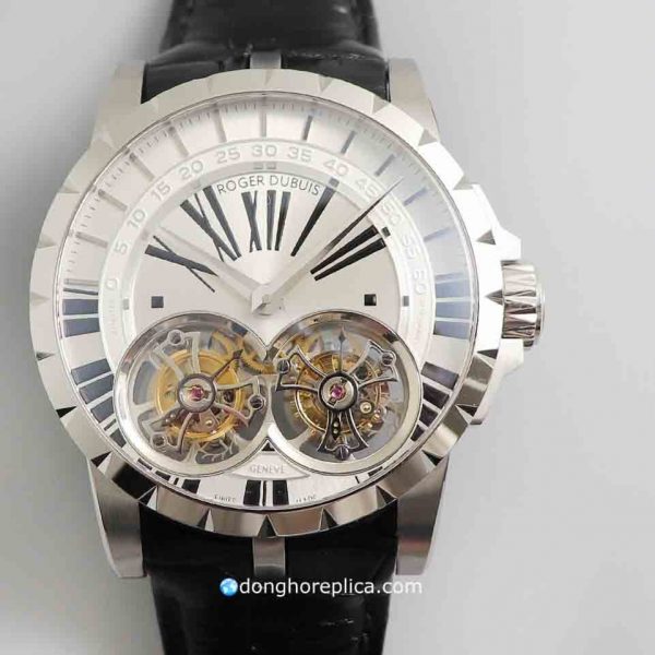 Đồng Hồ Roger Dubuis Replica 1:1 BST Excalibur RDDBEX0250 Double Flying Tourbillon