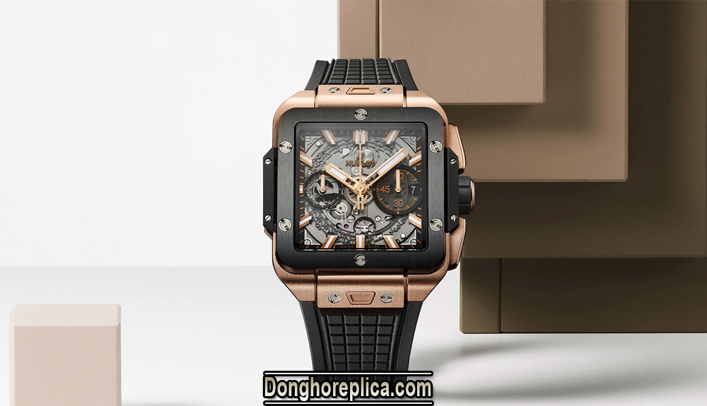 đồng hồ Hublot mặt vuông chất lượng