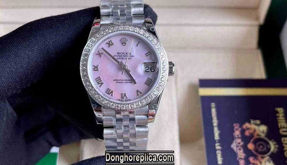 Đồng hồ Rolex nam giá rẻ Rolex DateJust dây kim loại màu bạc super fake  41mm - DWatch - DWatch