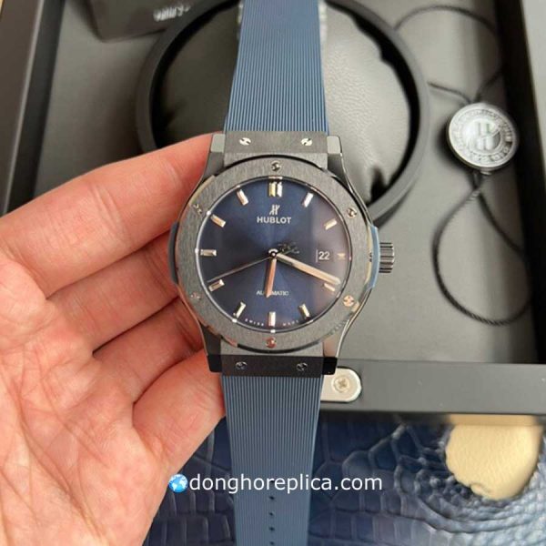 Đồng Hồ Hublot Classic Fusion 542.CM.7170.LR Ceramic Blue Replica 1:1