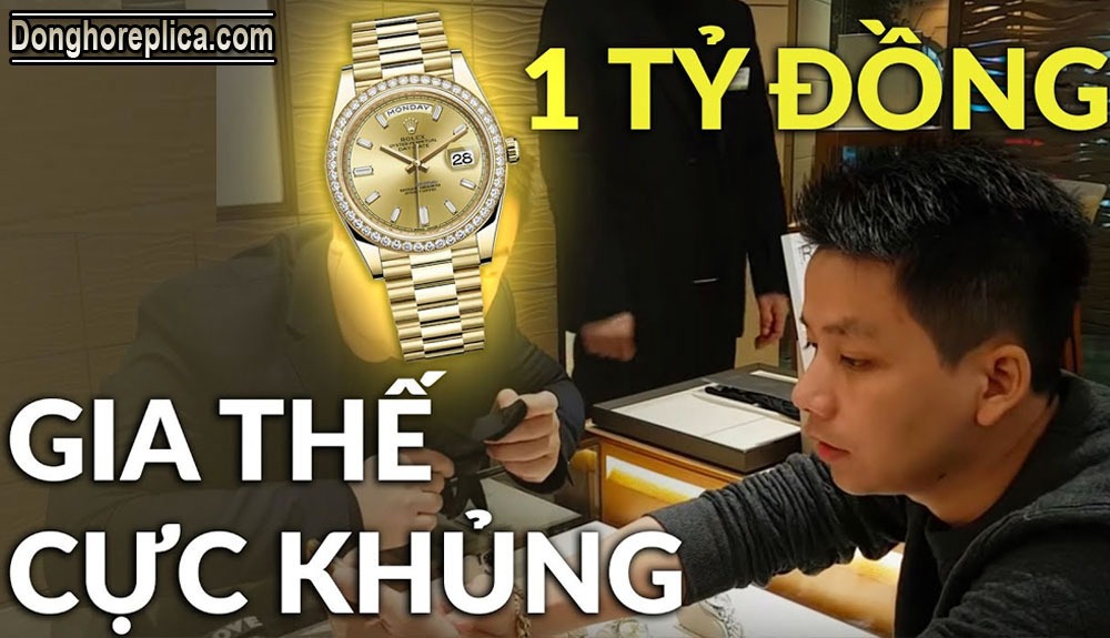 Đồng hồ Rolex của Khoa Pug có gì đặc biệt mà giá bằng cả siêu xe ?