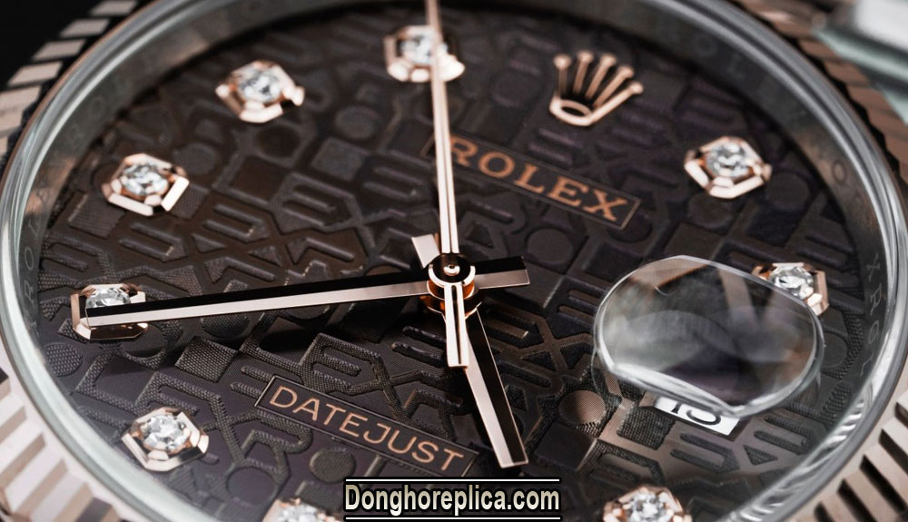 Mặt Rolex vi tính, mặt sau đồng hồ Rolex