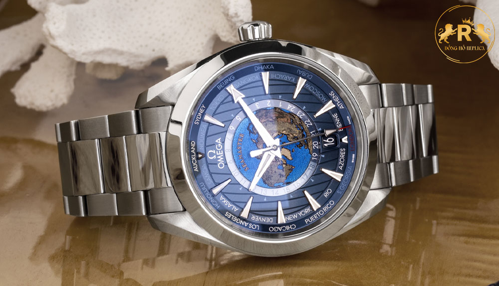 Omega Seamaster Aqua Terra 150m Co Axial Master Chronometer GMT Worldtimer 43mm