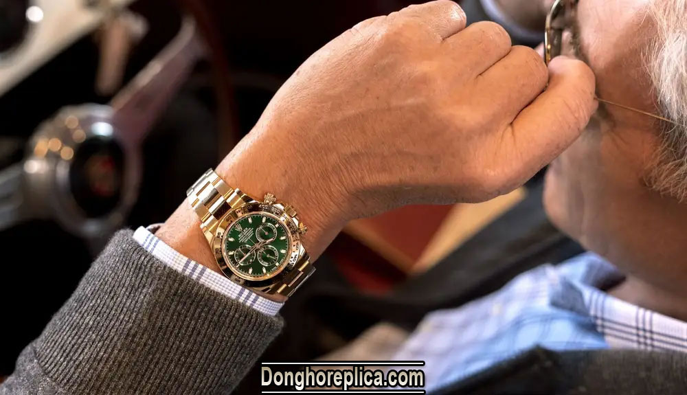 Dây đồng hồ Rolex vàng không gây kích ứng với da