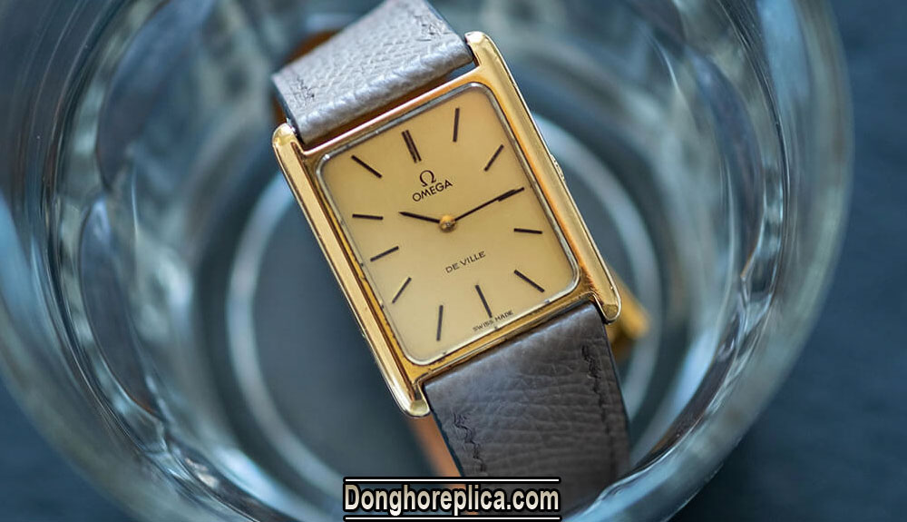 Đồng hồ Omega Deville Thụy Sĩ vỏ lacke vàng