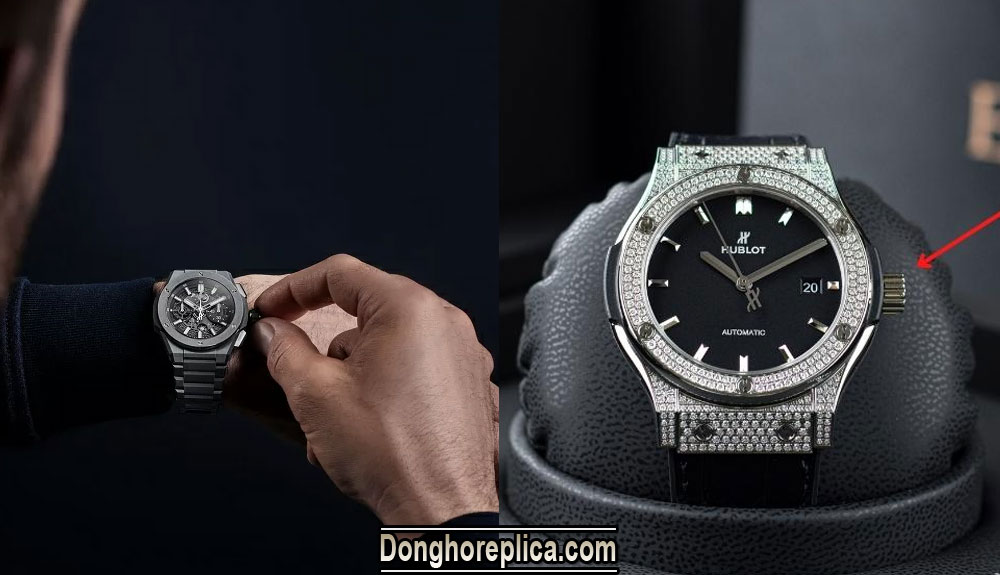 Cách sử dụng cài đặt giờ cho đồng hồ Hublot