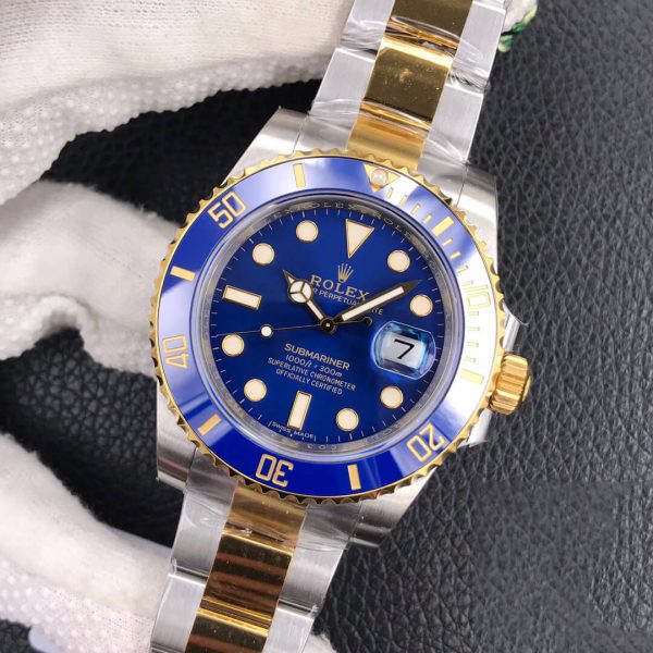 Đánh giá thiết kế đồng hồ Rolex Submariner Oystersteel And Yellow Gold 116613LB