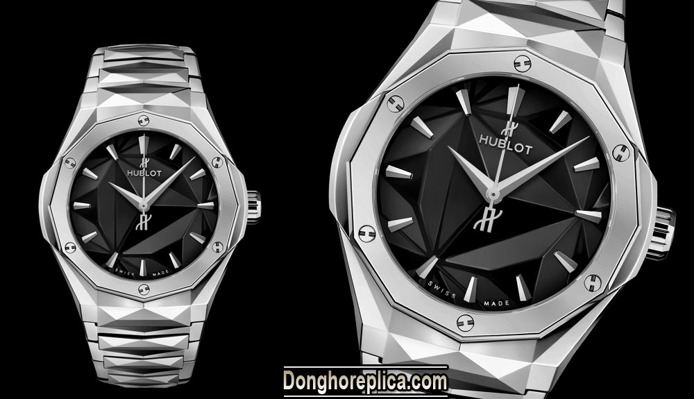 Đồng hồ Hublot dây kim loại Orlinski 550.NS.1800.NS.ORL22 Bracelet Titanium