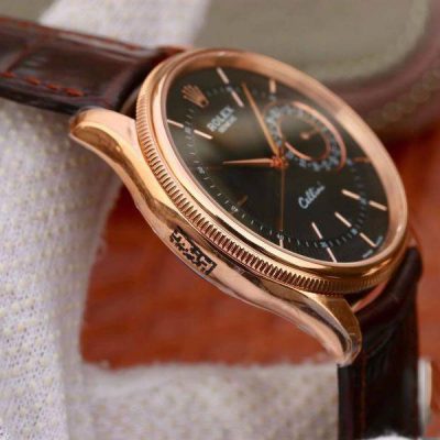 Tổng thể thiết kế mặt số Rolex Cellini Everose Gold Date 50515 39mm vô cùng tuyệt vời