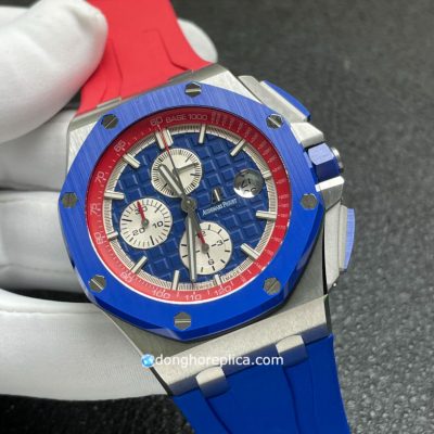 Nhìn lướt qua chiếc đồng hồ Audemars Piguet Royal Oak Offshore 26568OM.OO.A004CA.01 thì ta thấy hiện hữu nên vẻ năng động và trẻ trung khó cưỡng lại được.