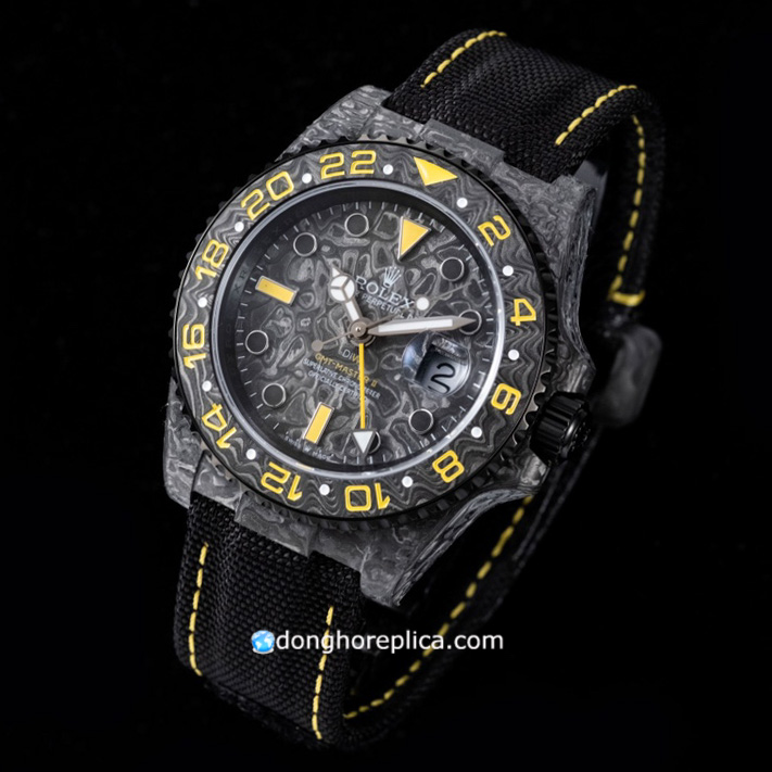Mua đồng hồ Rolex GMT Master II Black DIW Carbon Yellow tại HCM Hà Nội