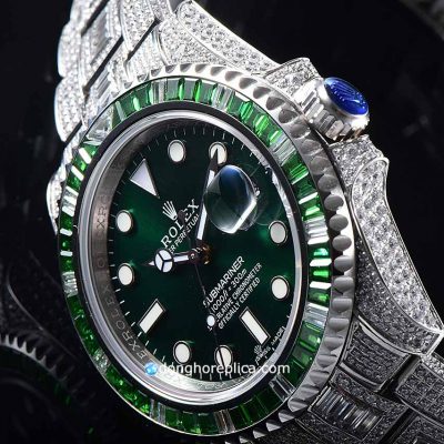 Đánh giá chi tiết mẫu đồng hồ Rolex BST Submariner 116610LV Green Dial