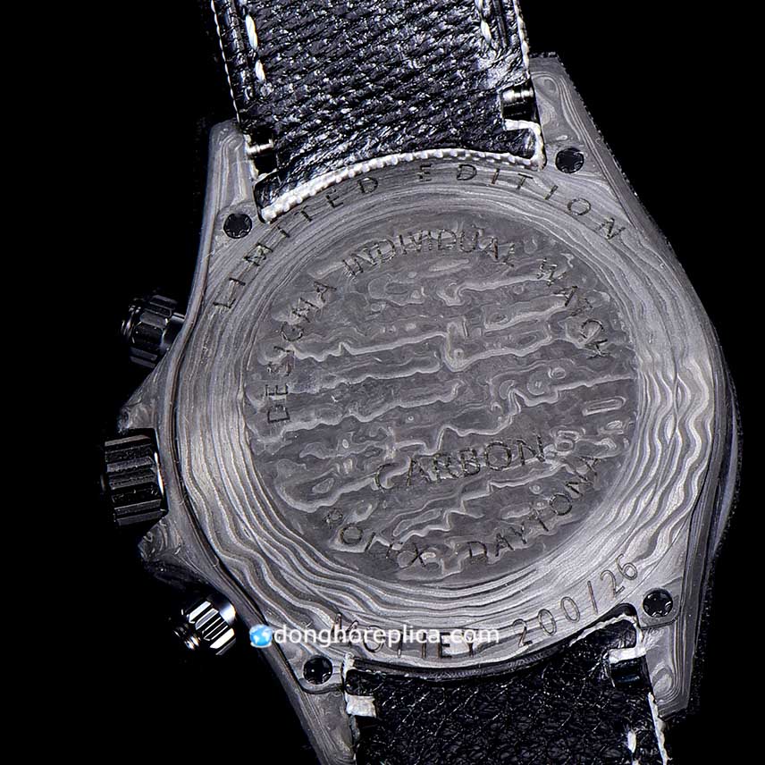 Trái tim của đồng hồ Rolex siêu cấp DIW Daytona Cosmograph Carbon Forged Ocream