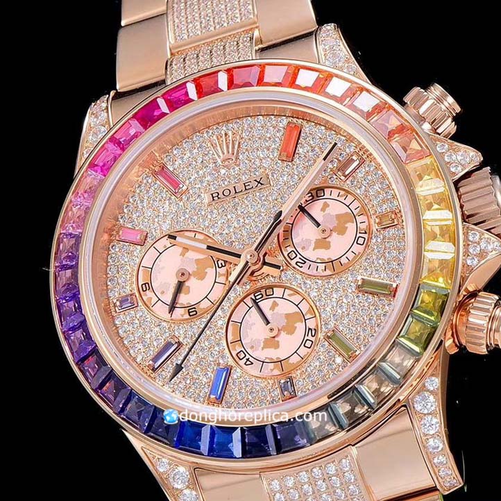 Mua đồng hồ Rolex Cosmograph Daytona 116595RBOW Rainbow Diamond tại HCM Hà Nội