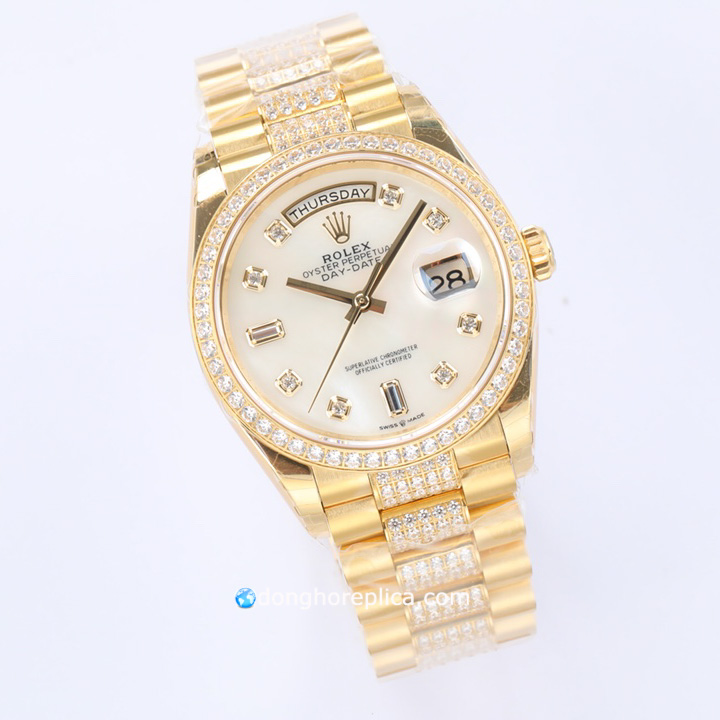 Mua đồng hồ Rolex Fake 1:1 Replica BST Day Date M128238 giá tốt tại HCM Hà Nội