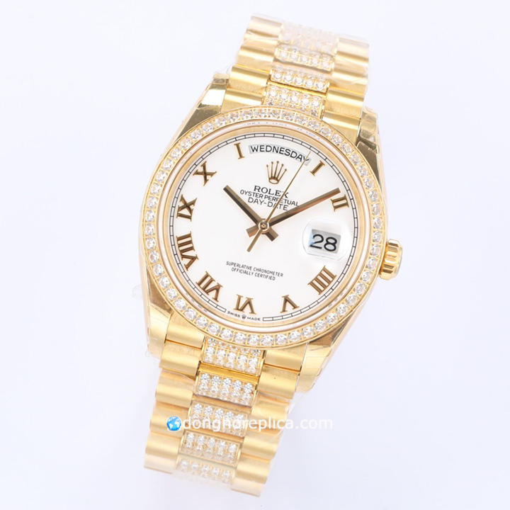 Mua đồng hồ Rolex Super Fake White Gold Day Date M228238-0042 tại HCM Hà Nội