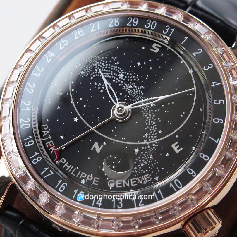 Kiểu dáng thiết kế mẫu đồng hồ Patek Philippe Geneve Grand Complications 6104R-001