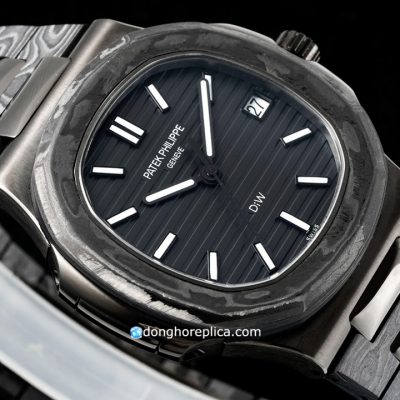 Thiết kế núm đồng hồ Patek Philippe Geneve Nautilus 5711 DIW Carbon