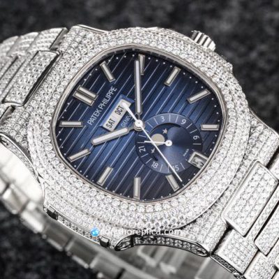 Bộ vỏ đồng hồ Patek Philippe 1 1 Blue Dial Nautilus 5726/1A-014