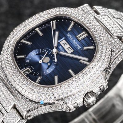 Mặt số đồng hồ Patek Philippe 1 1 Blue Dial Nautilus 5726/1A-014