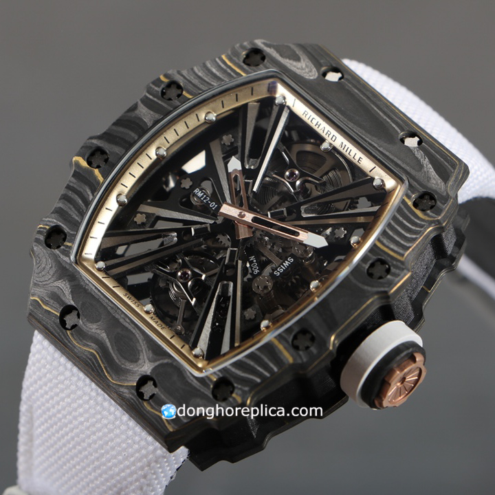 Đánh giá tổng thể đồng hồ Richard Mille Fake loại 1 giá tốt RM 012-01 Carbon