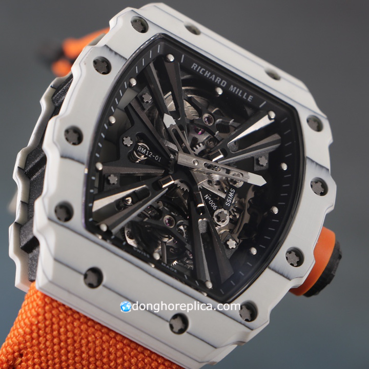 Chức năng của mẫu đồng hồ Richard Mille Fake loại 1 giá tốt RM 12-01 Orange