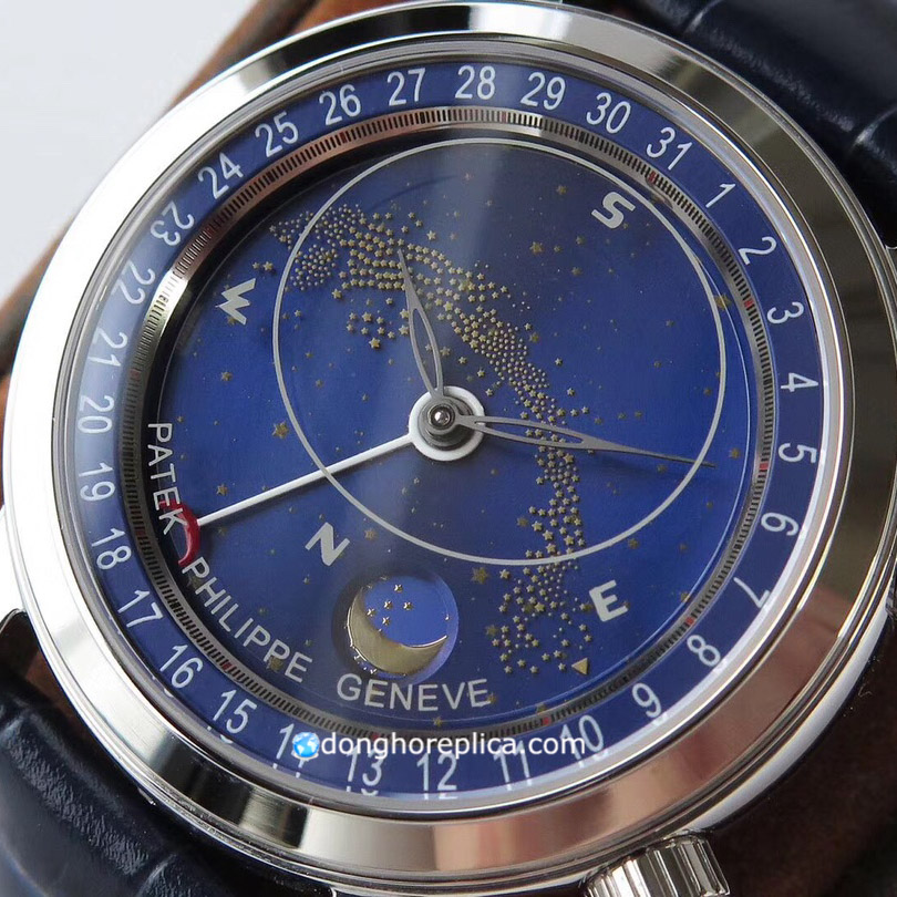 Kiểu dáng thiết kế mẫu đồng hồ Patek Philippe Grand Complications 6102P-001