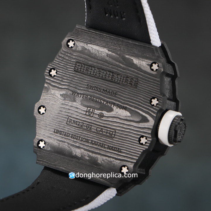 Thông số bộ máy đồng hồ Richard Mille giá tốt RM 012-01 Carbon TPT Black Dial