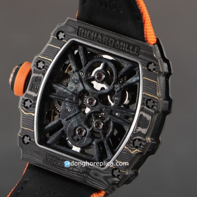 Bộ máy vận hành của đồng hồ Richard Mille giá tốt RM 012-01 Carbon TPT Tourbillon