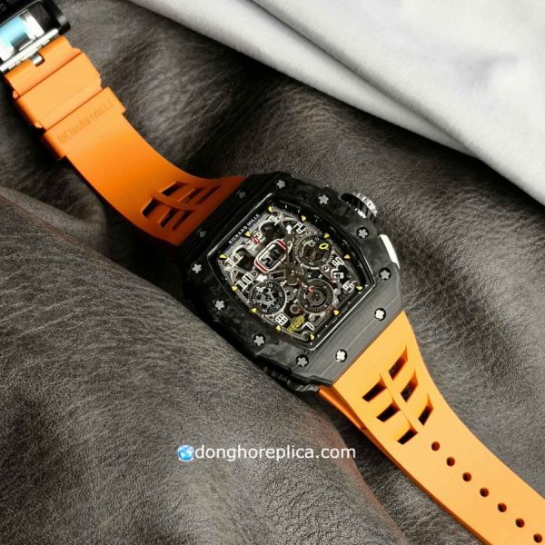 Thiết kế mặt số đồng hồ Richard Mille giá tốt Mclaren Flyback RM 11-03