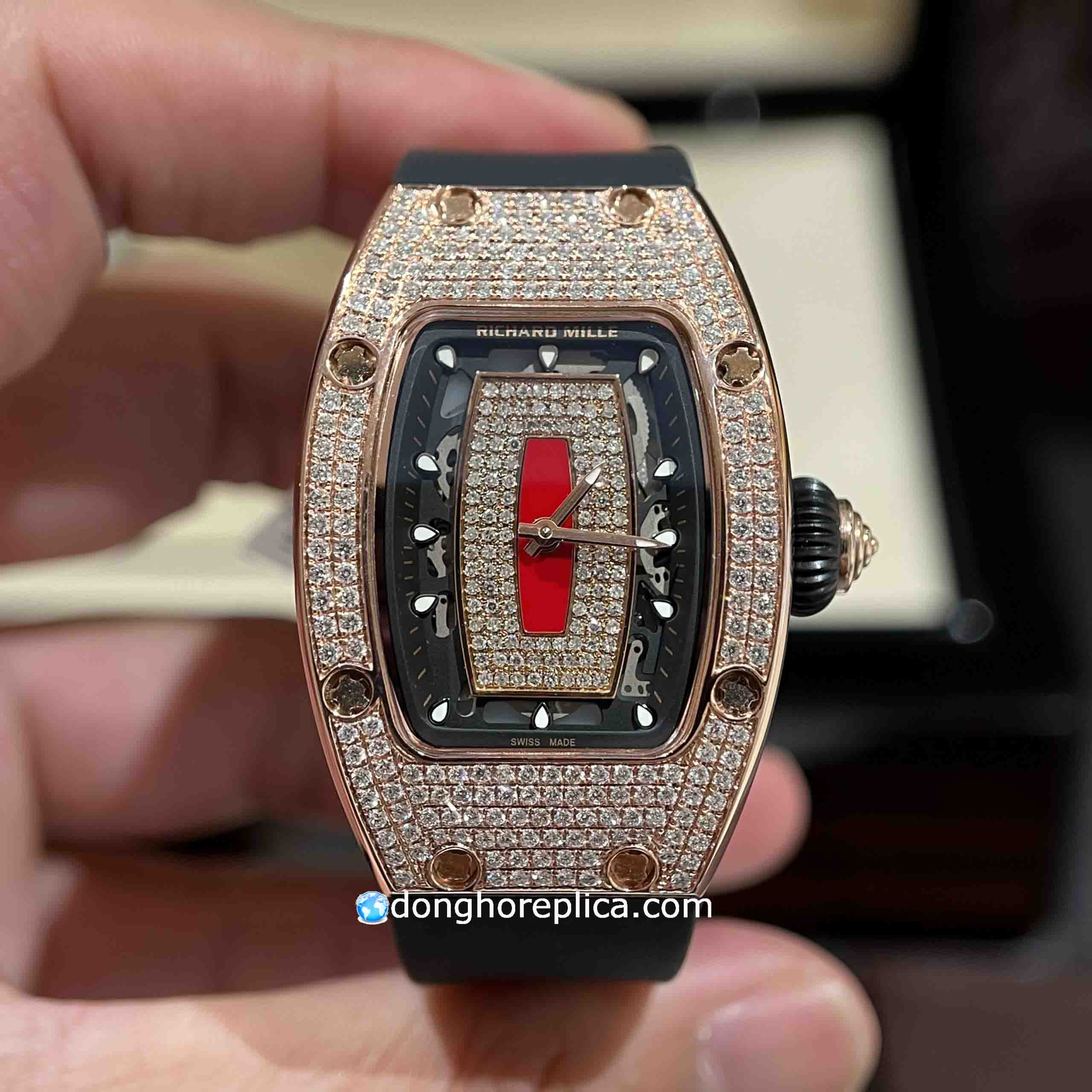 Đồng hồ Richard Mille 007 RM-007 AF PG Rose Gold Diamond
