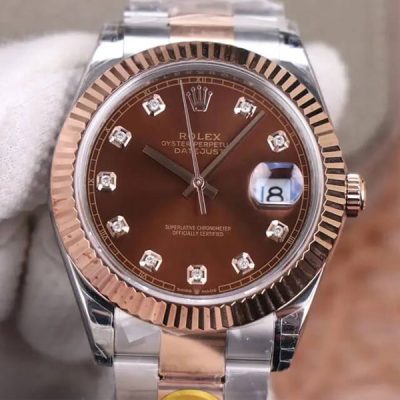 đồng hồ Rolex 126331 Datejust 41 mặt số Chocolate
