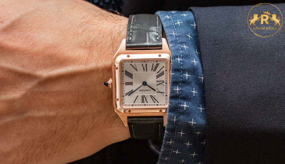 Cách đeo đồng hồ Cartier dây da